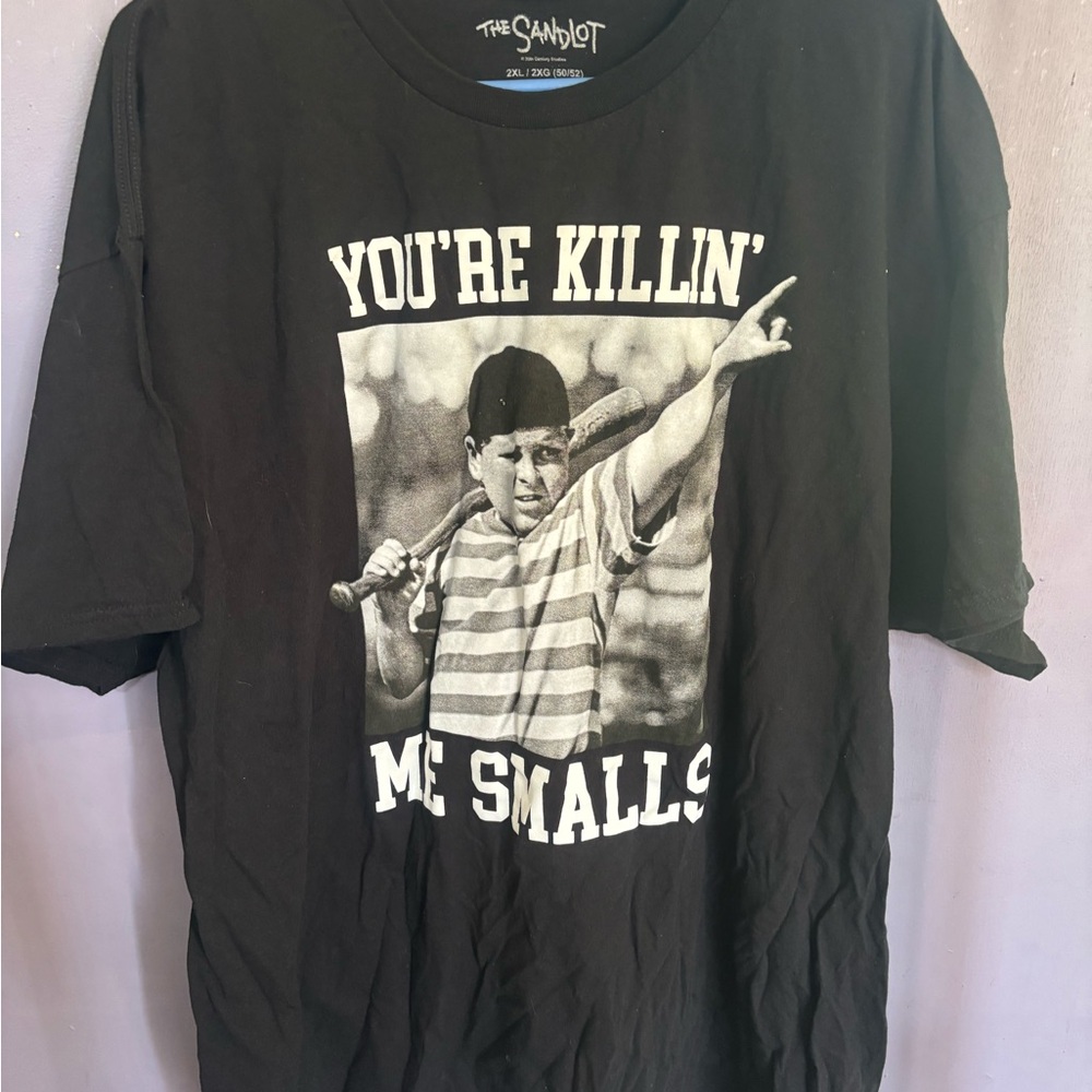 "You're Killin' Me Smalls" Black Graphic Tee